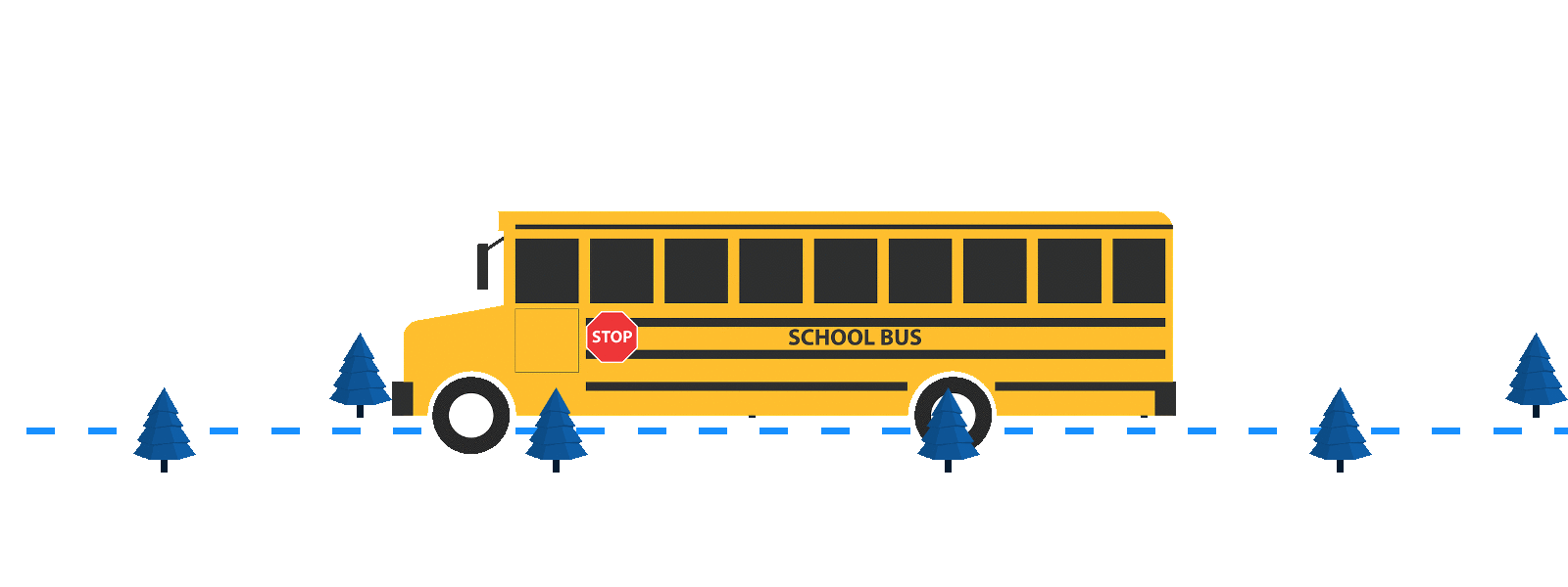 school bus gif